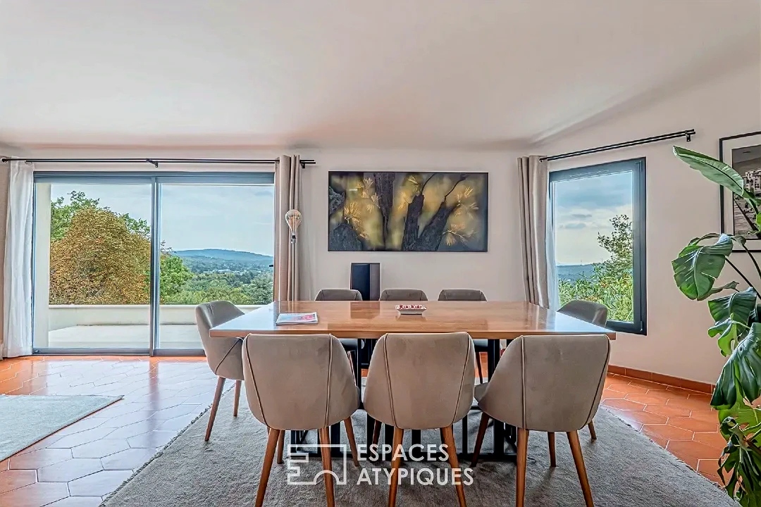 Villa d’exception à Saint-Vallier-de-Thiey : l’élégance provençale face au panorama