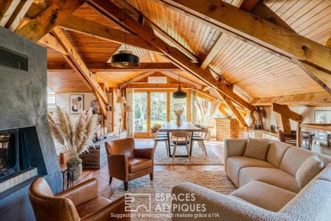 Chalet d’architecte à la vue dégagée