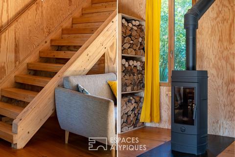 New Anglo-Norman style timber-framed house in the Maisons-Laffitte park