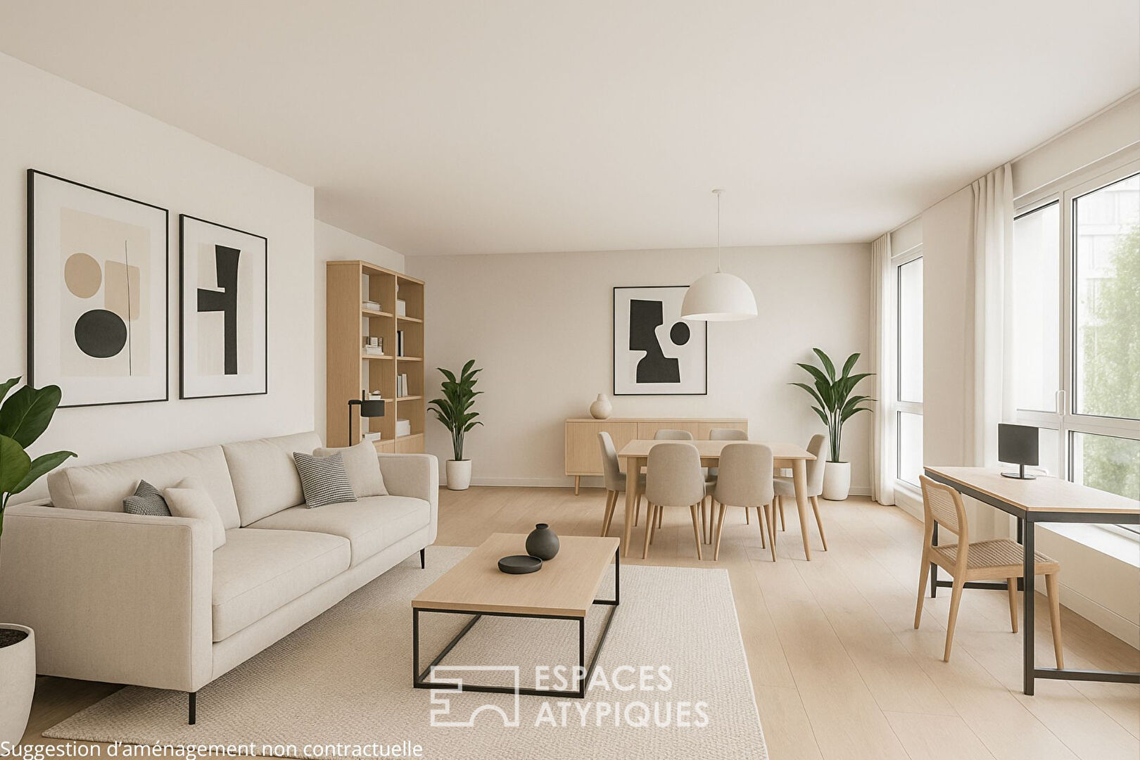 Family dual-aspect apartment in need of renovation – Jasmin-Auteuil