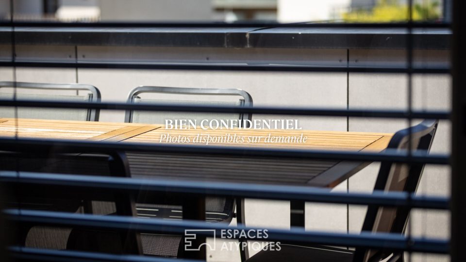 Appartement récent avec grande terrasse et superbe vue sur le Larmont