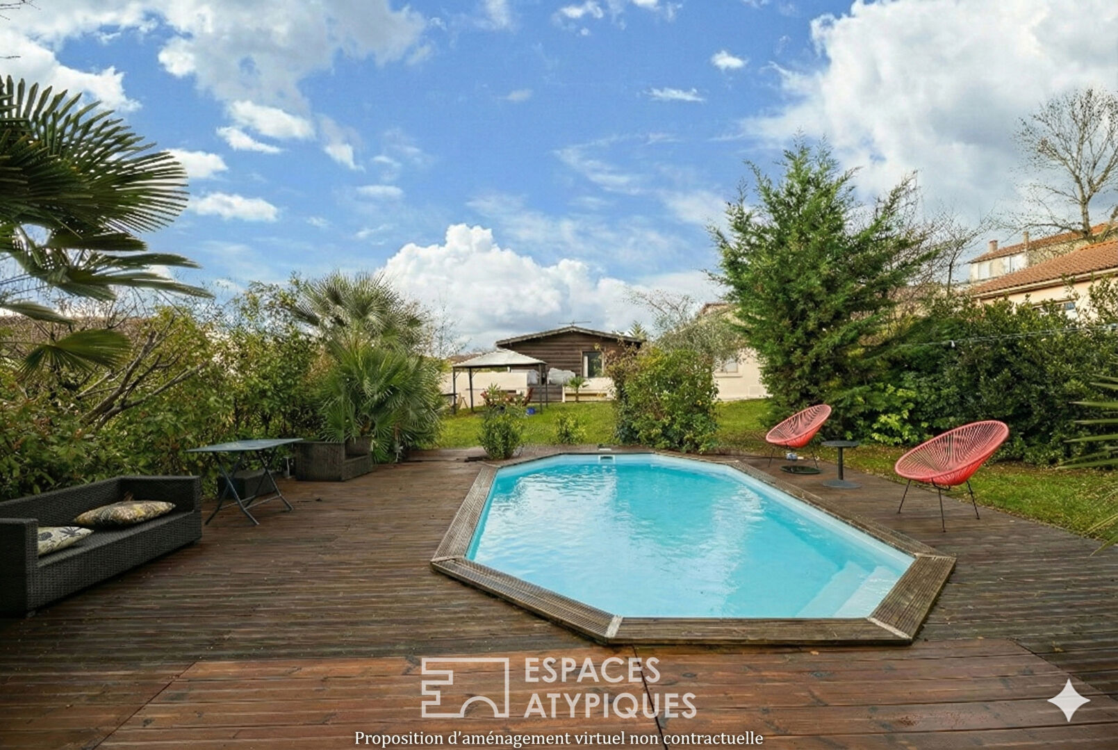 Maison en ossature bois avec vue spectaculaire