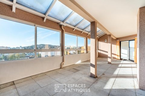 Appartement en dernier étage à moderniser