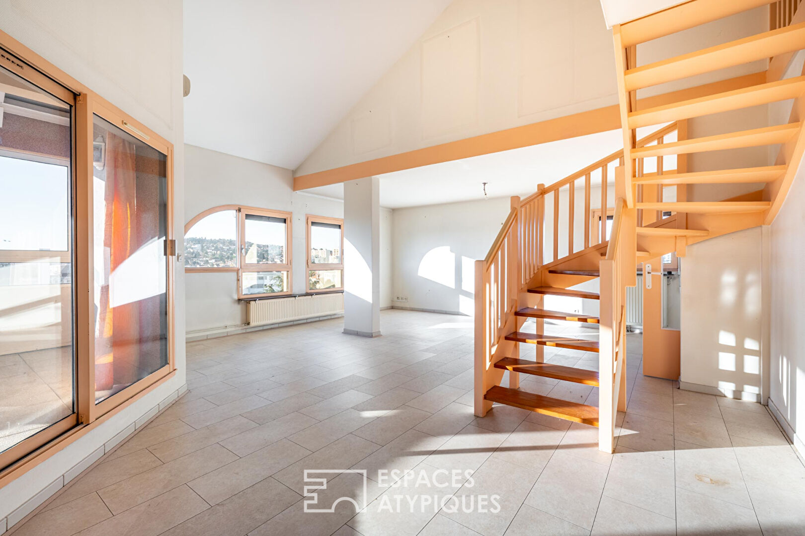 Appartement en dernier étage à moderniser