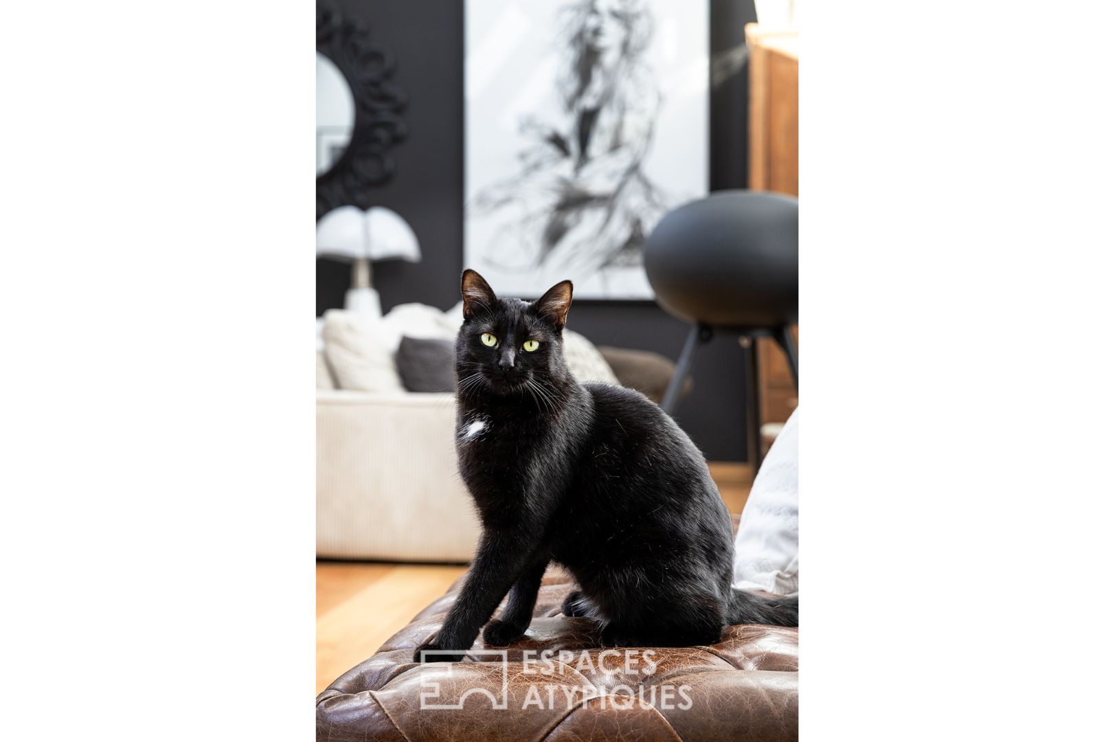 Loft in a converted farmhouse