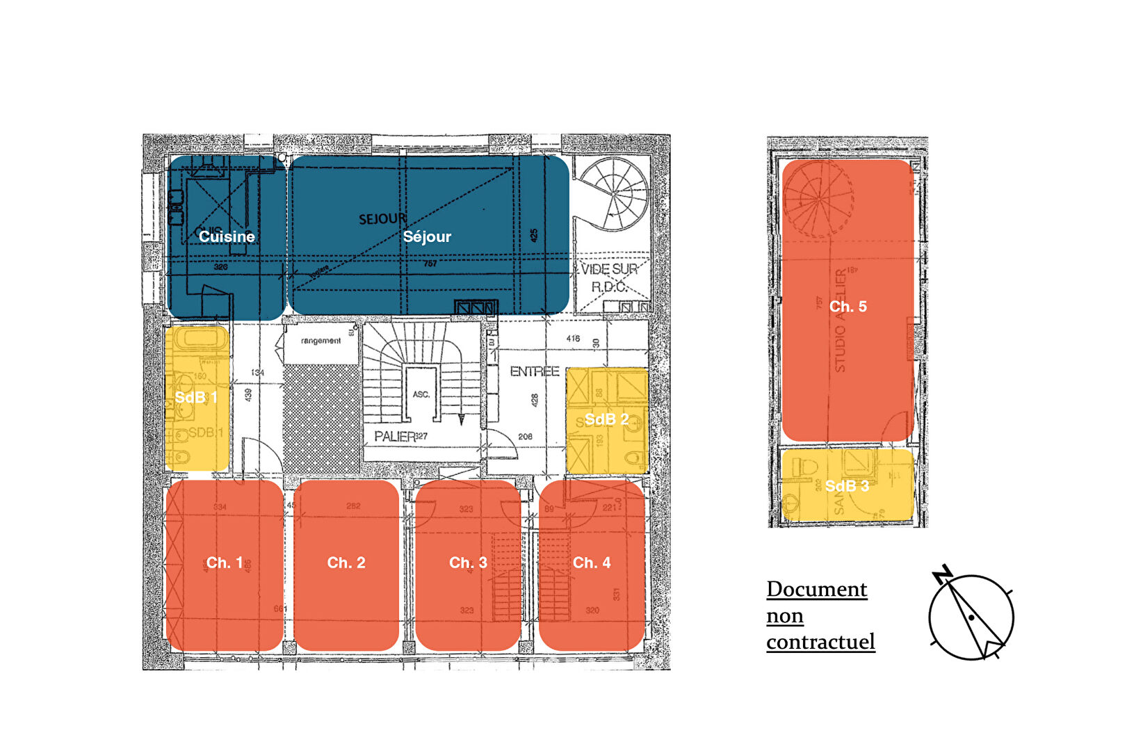 Loft contemporain entre Batignolles et Montmartres