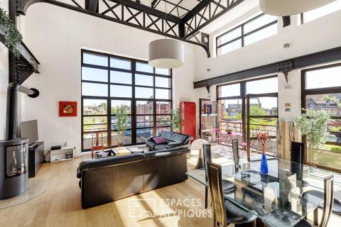 Loft industriel aux lignes singulières