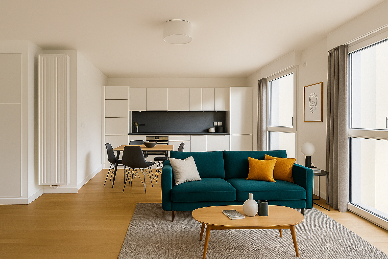 Appartement au calme avec terrasse au coeur de Talensac