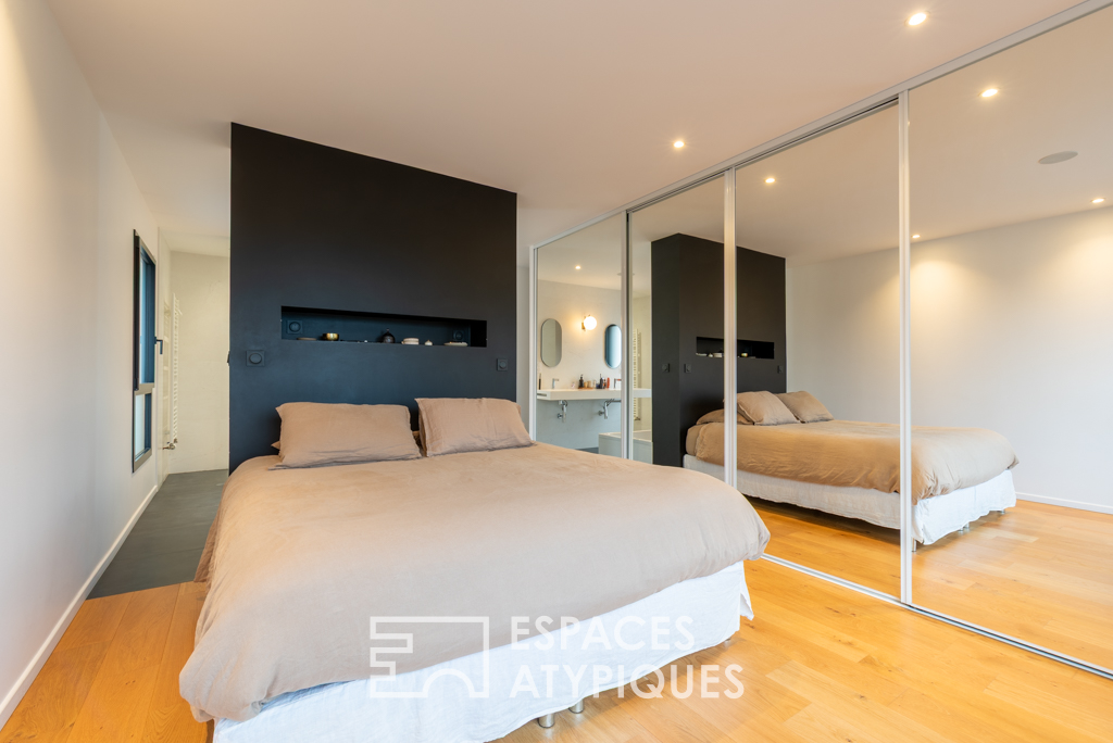 Maison d’architecte esprit Loft et sa piscine, au coeur de Cesson-Sévigné