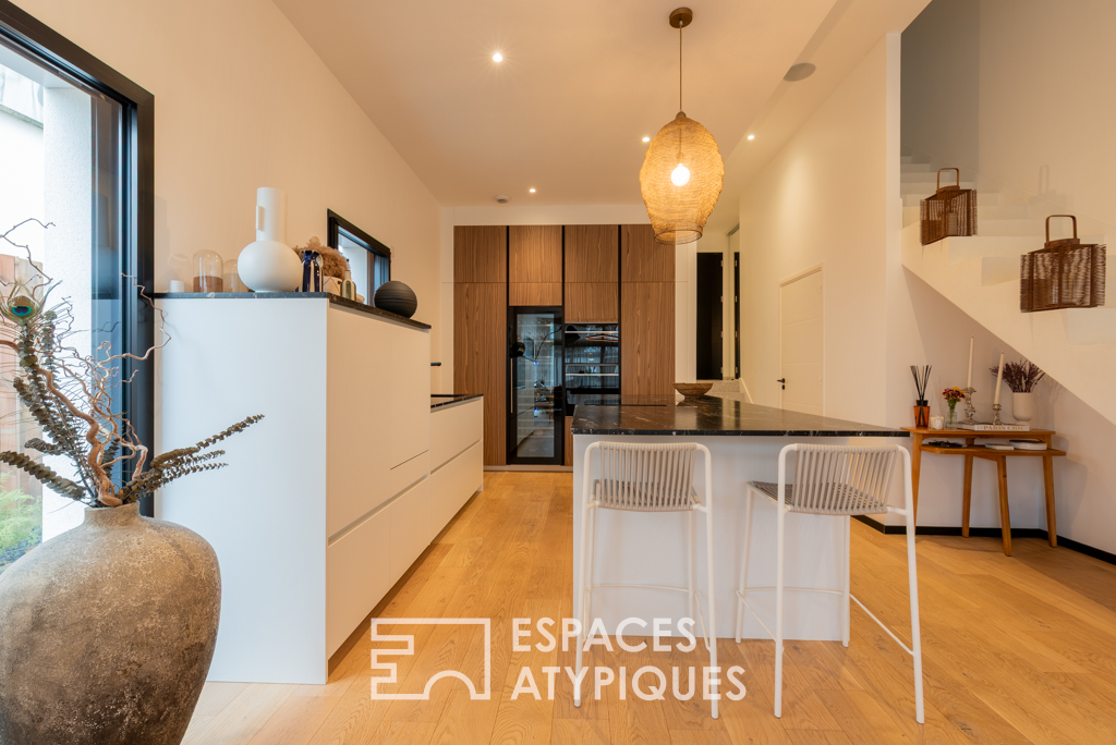 Maison d’architecte esprit Loft et sa piscine, au coeur de Cesson-Sévigné