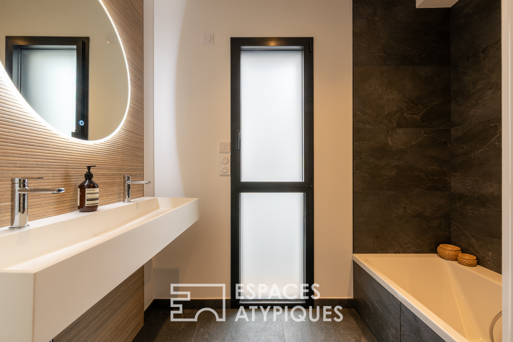 Maison d’architecte esprit Loft et sa piscine, au coeur de Cesson-Sévigné