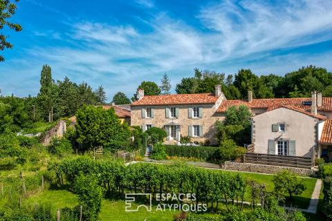 Longère de charme avec deux gîtes et espace bien-être