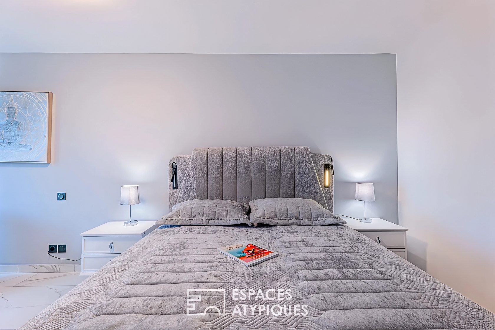 Fabron – Bien d&rsquo;exception en rez-de-jardin avec vue panoramique mer