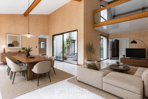 Architect-designed villa with contemporary design and landscaped grounds