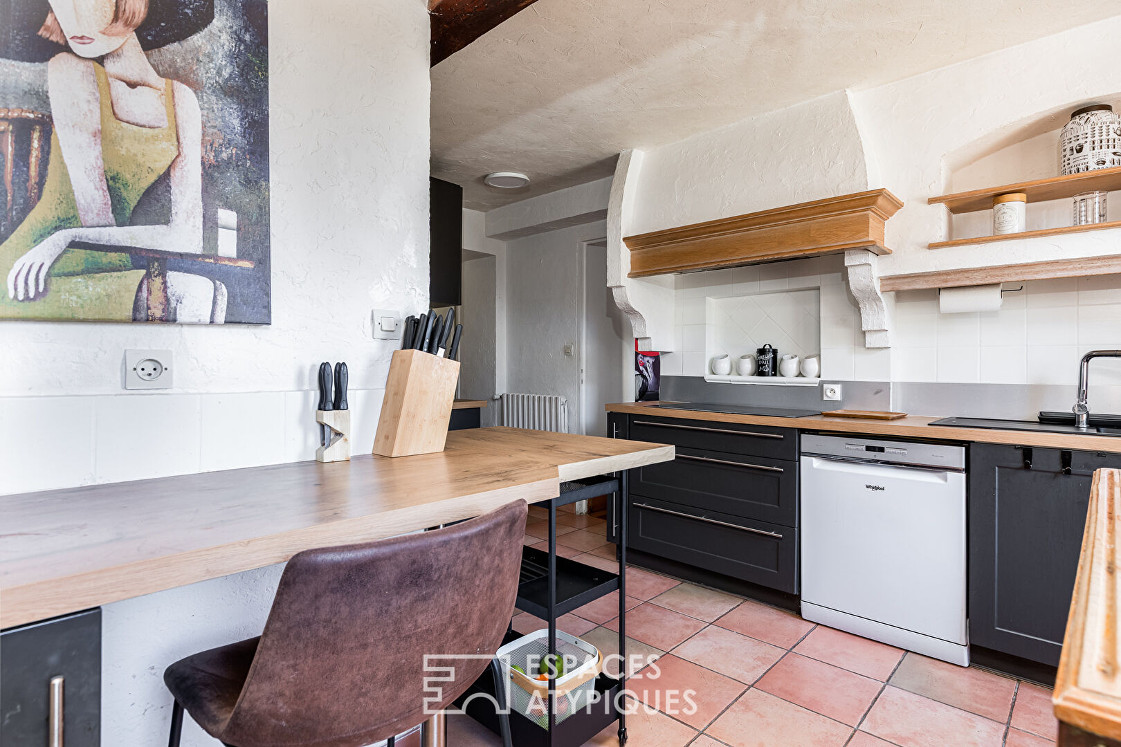 House inspired by the Lauragais region, located in the hills above Lapeyrouse-Fossat