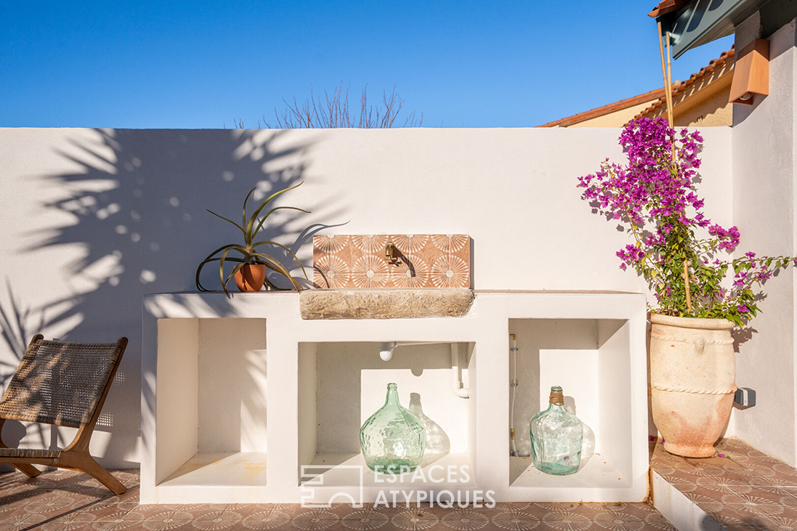 Minorcan-inspired house with landscaped garden