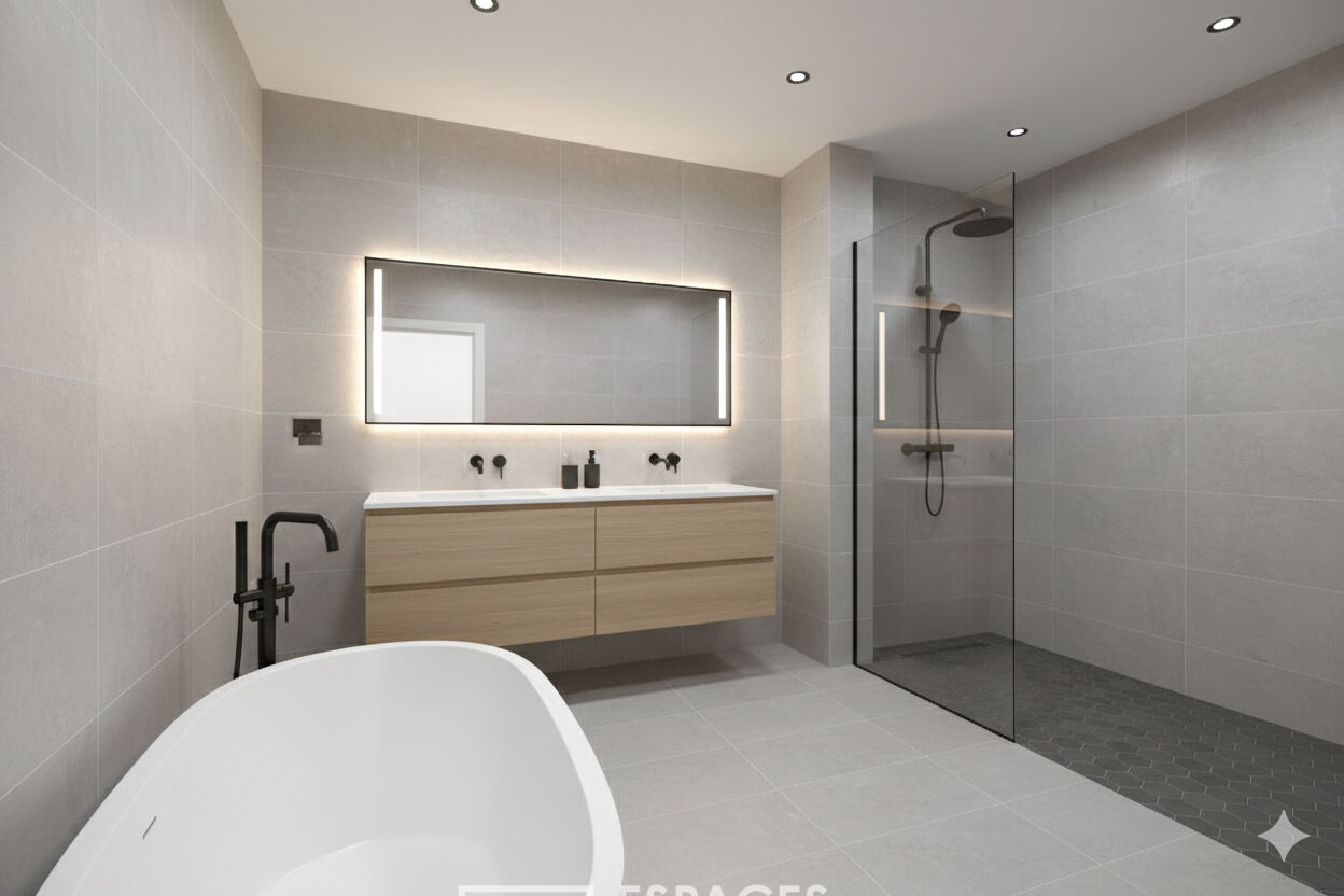 Split-level townhouse with garden in the heart of Montchat