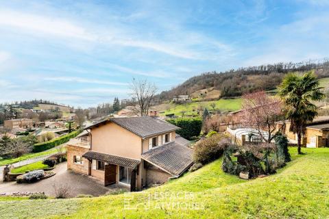 Villa avec piscine et vue sur le Mont-Blanc