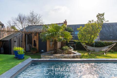 Maison de charme avec piscine récente dans son écrin de verdure