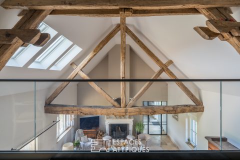 Maison vigneronne rénovée en coeur de campagne