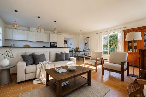 Villa de plain-pied, douce et accueillante