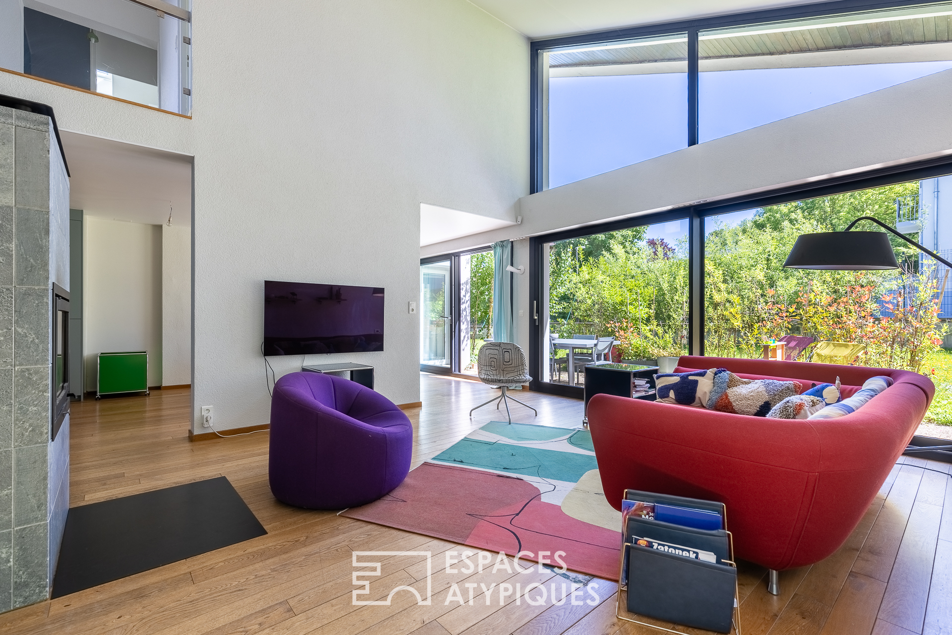 Maison d’architecte signée Jacques Mattern avec jardin