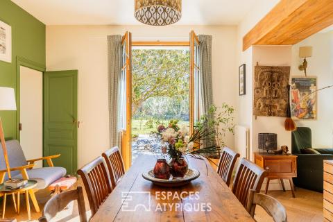 A welcoming and warm old-fashioned house