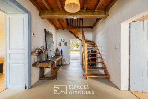 Propriété de charme avec son moulin regardant l&rsquo;estuaire