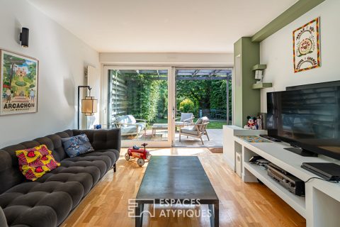 Renovated house with patio, terraces and garden in Mont-Valérien