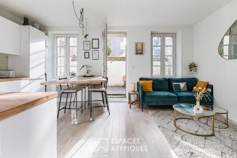 Three-room apartment with a tree-lined terrace in Toulouse