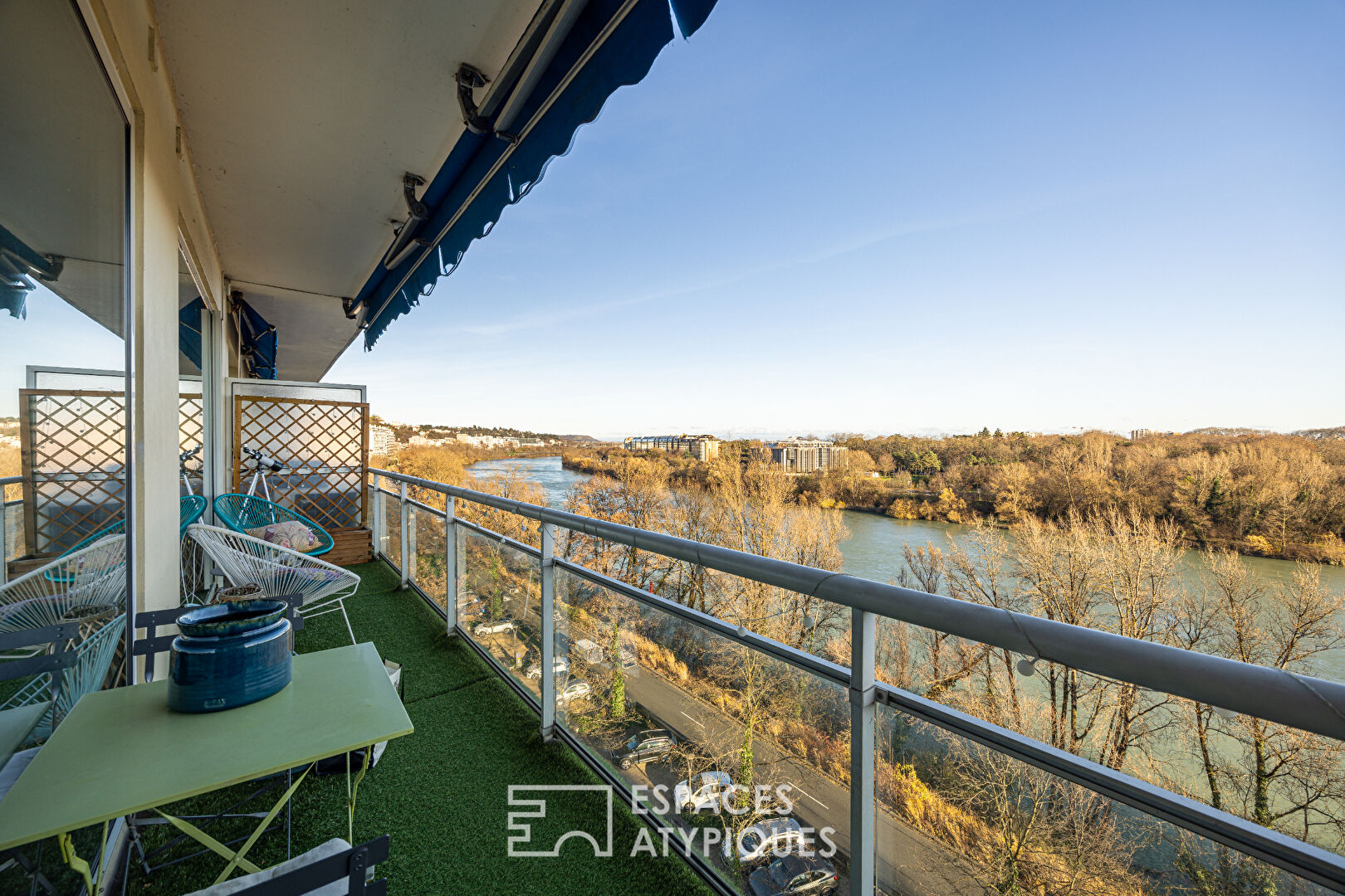 Appartement avec terrasse et vue sur le parc de la tête d&rsquo;or