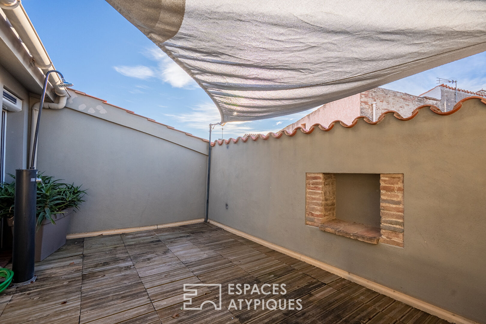Character village house with terrace and skylight – Torreilles