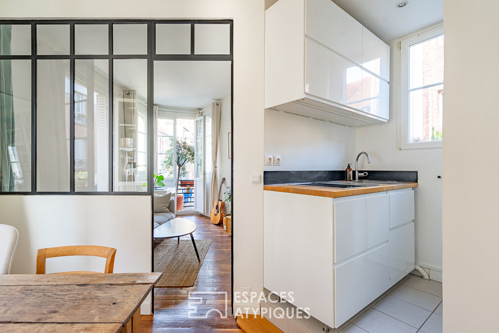 Appartement lumineux à l&rsquo;esprit campagne chic