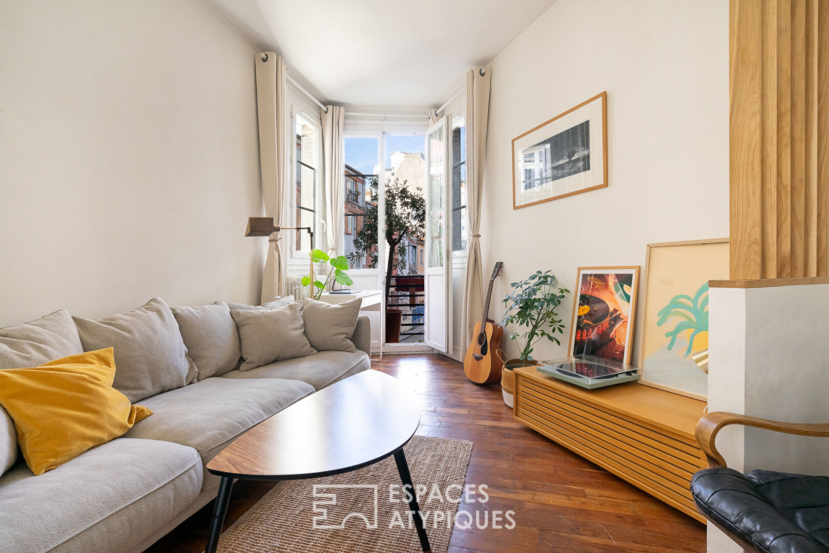 Appartement lumineux à l&rsquo;esprit campagne chic