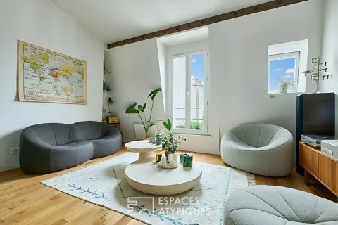 Renovated top floor – Lorette-Martyrs district