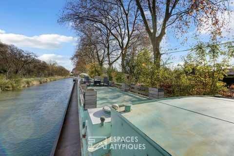 Péniche rénovée à Ramonville – St Agne