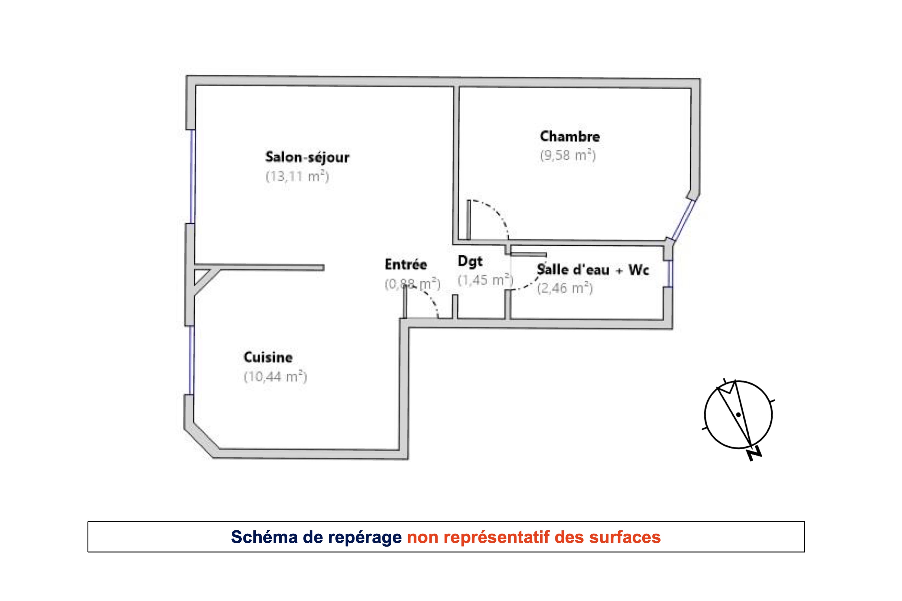 Appartement optimisé en étage élevé proche Jules Joffrin