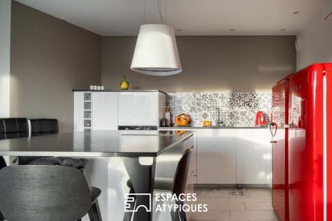 Maison de ville d&rsquo;une superficie de 177 m² avec un garage