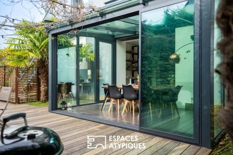 Loft en triplex quartier Chalâtres et patio de 60 m2