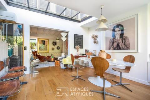 House on an island with private shore