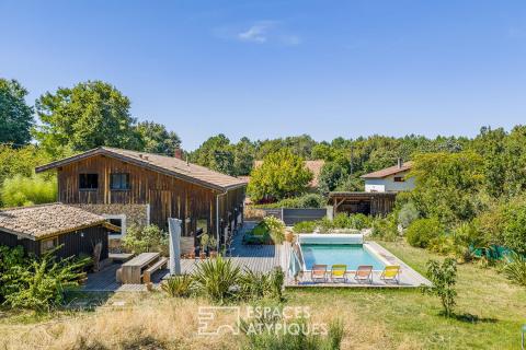 Grange réinventée, entre authenticité et contemporain