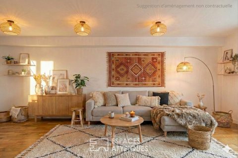 Duplex de caractère avec vue sur les Halles