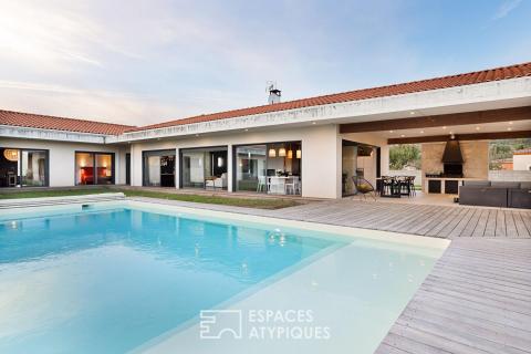 Contemporaine de plain-pied avec dépendance proche de Valence d&rsquo;Agen