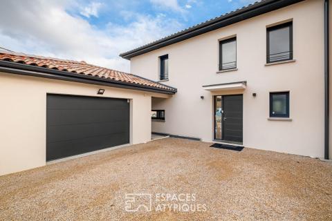 Maison contemporaine lumineuse au coeur du Beaujolais