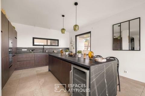 Maison contemporaine lumineuse au coeur du Beaujolais