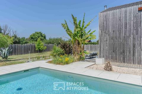 Maison d&rsquo;architecte entre lumière et design avec piscine