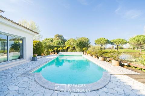 Villa avec piscine vue sur le Golf