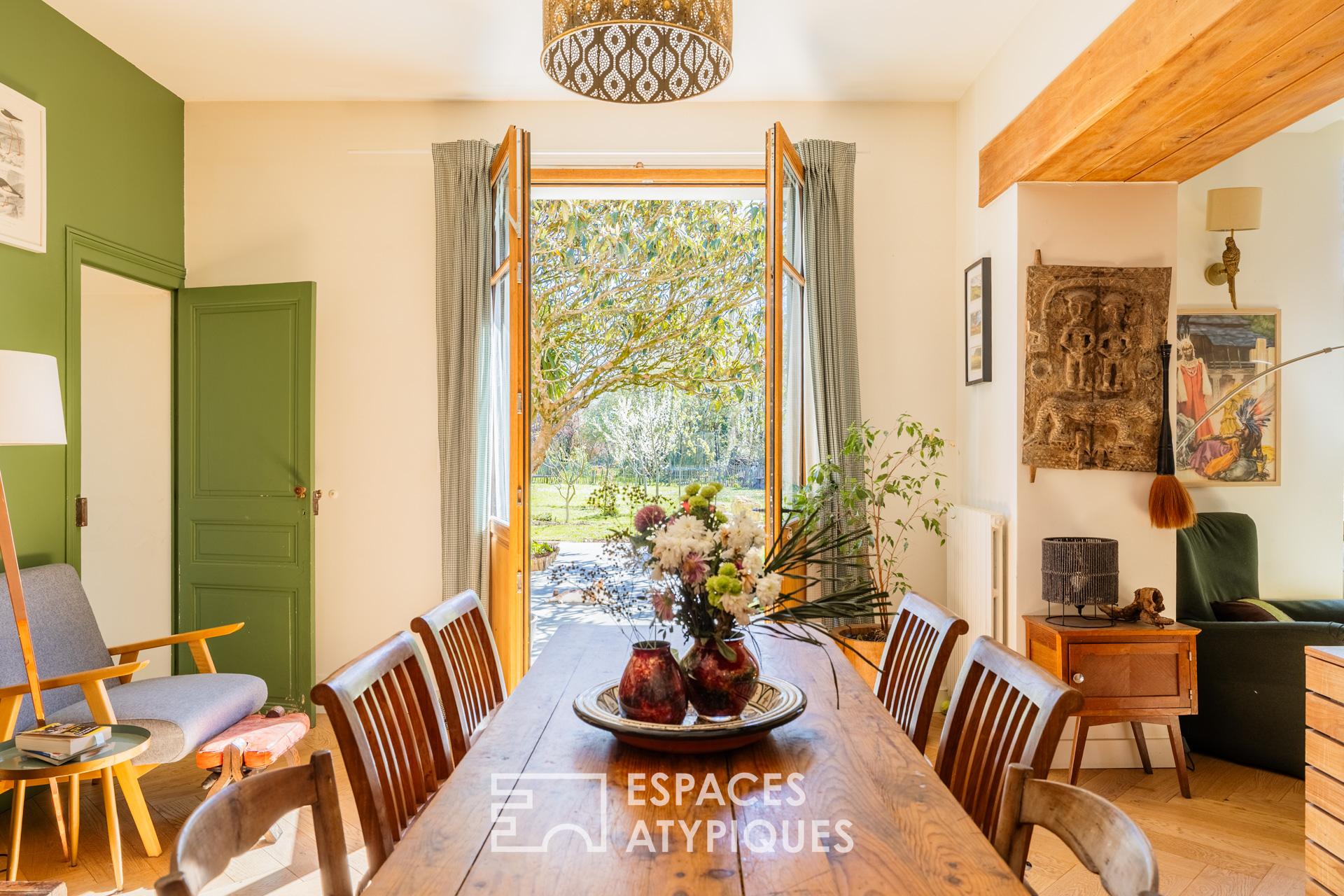 A welcoming and warm old-fashioned house