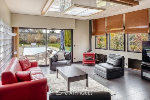 Audacieuse maison d&rsquo;architecte avec piscine