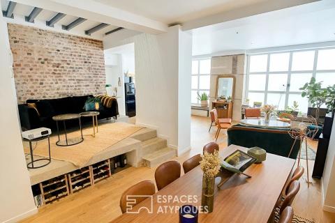 Former photo studio transformed into a triplex in Marcadet – Poissonniers